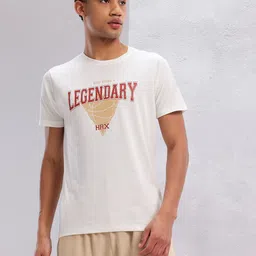 HRX by Hrithik Roshan Typography & Graphic Print Round-Neck Lifestyle T-shirt image 4