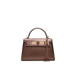 Aldo NIKI Womens Brown Top Handle Handbag With Detachable Strap-image-94