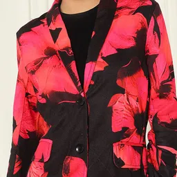 BAESD Printed Slim-Fit Single Breasted Blazer image 3