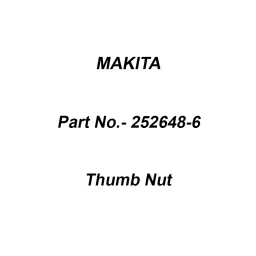 Makita Thumb Nut Size M8 For 4114S, Part No 252648-6-picture-40