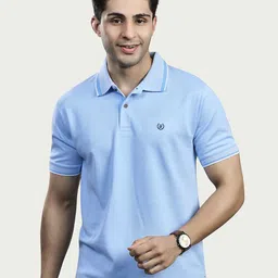 BE POSITIVE Men Regular Fit Polo Collar T-shirt-picture-10