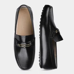LUXORO FORMELLO Cruz Men Slip On Formal Loafer Shoes with Buckle image 3