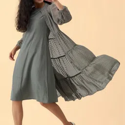 all about you Crepe A-Line Midi Dress image 3