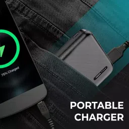 Foxin FPB-146 Poly 12 W Fast Charging Li-Polymer 10000 mAh Black Portable Power Bank image 4