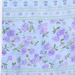 Readiprint Fashions Plus Size Floral Printed Aari Work Pure Cotton Kurta Set image 4