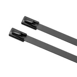 Raychem Ball Lock Cable Ties Non-Magnetic Stainless Steel Black 360 mm, DAA1000009 (Pack of 100 Pcs)-picture-13