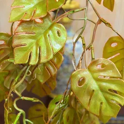 apka mart Orange 1 Pieces Hanging Artificial Plant image 2