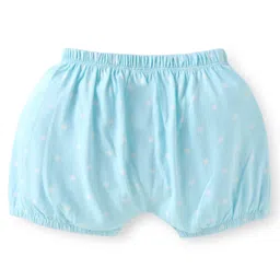 Babyhug Disney Interlock Knit Bloomers with Minnie Mouse Graphics Pack of 3 - Yellow Pink & Light Blue image 3