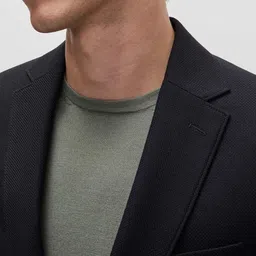 Marks & Spencer Textured Single Breasted Blazer image 2