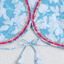 The Magic Wand Girls Printed Ready to Wear Lehenga & Blouse With Dupatta image 4