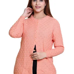 Varenyam Women Woollen Cardigan-image-43
