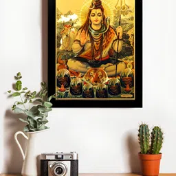 Hawai Black & Multicoloured 1 Pieces Wood Wall Photo Frames-image-88
