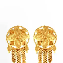 VIVASTRI Women Gold-Plated Alloy Earrings image 3