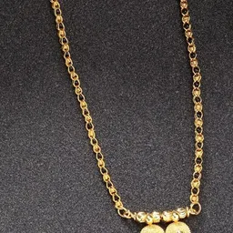 Anouk Set of 5 Gold-Plated Artificial Stones Studded And Beaded Mangalsutras-picture-17