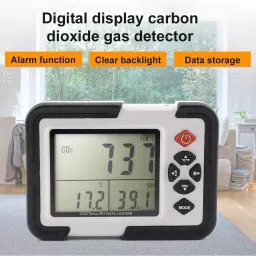 HSETIN Digital CO2 Meter with PM2.5 Range and 0-999 μg/m³ Accuracy, CO201101 image 5
