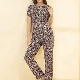 Amante Printed Mid-Rise Lounge Pants image 2