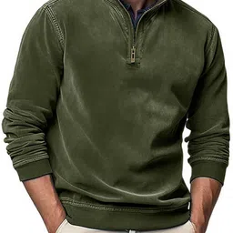 StyleCast x Revolte Men Solid High Neck T-shirt-picture-20