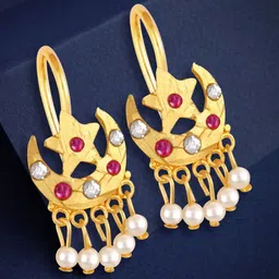 VIVASTRI Women Gold-Plated Alloy Earrings-picture-14