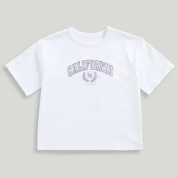 mothercare Girls Typography Printed T-shirt image 1