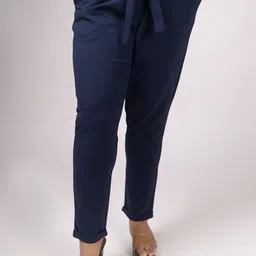 Sizeupp Women Plus Size Mid Rise Regular Trousers-picture-23