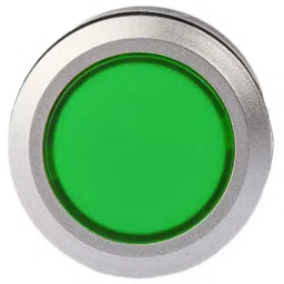 RS PRO Illuminated Push Button Switch Momentary 22.2 mm DPDT Green LED 250 V AC, 1758228 image 3