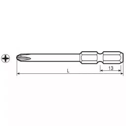 Vessel Industrial Driver Stepped Bit Die Hard Series, A16 +2X4.5X150DX image 3
