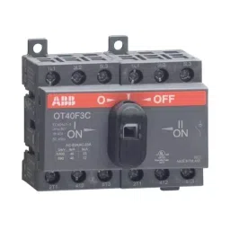 ABB 3 Pole Base Mounting Changeover Switch - 40A Maximum Current, 11kW Power Rating, IP20, 1SCA104913R1001 OT40F3C-image-31