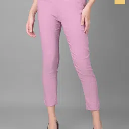 Comfort Lady Pack Of 2 Slim Fit High-Rise Trousers-picture-39