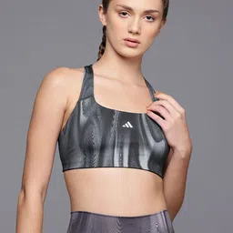 ADIDAS Full Coverage Lightly Padded 3 Striped Training Bra-picture-33