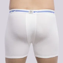 VIP Pack Of 6 Snug Fit Pure Cotton Trunks VP-MI-TR-WHITE-10P-PO6-80 image 3