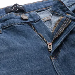 Harvard Women Blue Flared Light Fade Stretchable Jeans image 5