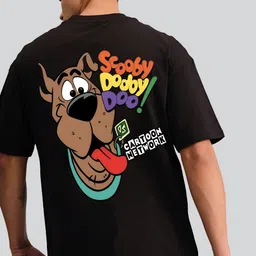 BDSQUARE Men Graphic Printed Oversized Cotton T Shirt image 4