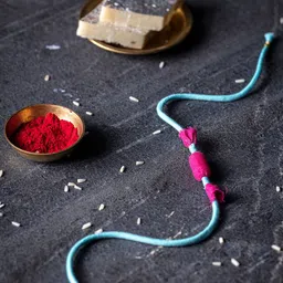 Contrast Living Unisex Set Of 4 Dori Thread Rakhis image 2