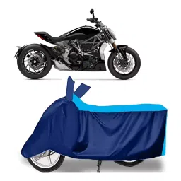 Auto Pearl Two Wheeler Cover for Ducati XDiavel - Cyan, Blue-picture-18