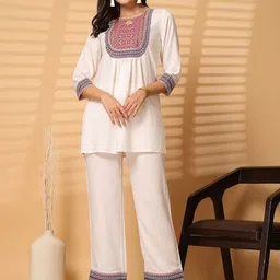 ARDITA Printed Top With Palazzo Co-Ords image 1