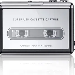 Etzin MP3 Cassette Capture MP3 USB Cassette Capture Tape PC USB Cassette MP3 Converter Cassette-to-MP3 Capture Ezcap-218-EPL-148CA image 1