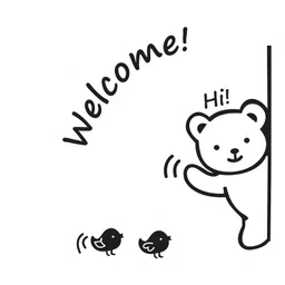 Wallstick Welcome wallstickers Vinyl-picture-24