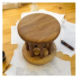 neemtoys Table Top Decor- Neem Wooden Tumbler Paper Weight & Sound Making Toy-image-16