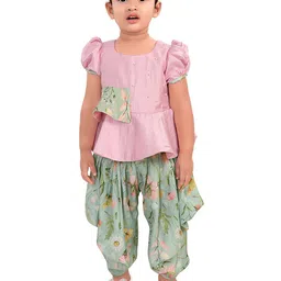 Pragya Exclusive Girls Printed Top with Dhoti Pants-picture-35