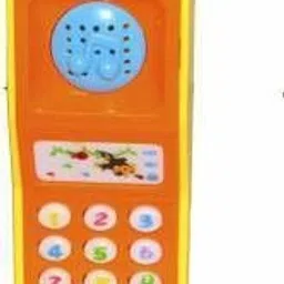 jmv Cute Musical Learning Cartoon Mobile Phone Toy with Colorful Light Effects and Wonderful Sound for Kids | Musical Toy for Kids.-picture-41