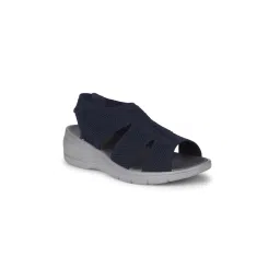 Hush Puppies Women Blue Wedge Sandal Heels-picture-12