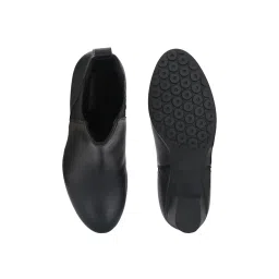 Delize Womens Black Ankle Length Formal Boots image 4
