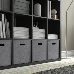 ikea bläddra Box, grey, 33x38x33 cm image 5