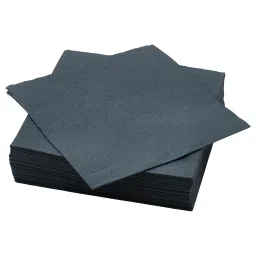ikea fantastisk Paper napkin, dark grey, 40x40 cm image 1