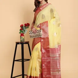Sarisp Woven Design Zari Pure Silk Banarasi Saree-picture-10