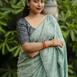 LeeliPeeri Designer Woven Design Zari Saree image 3