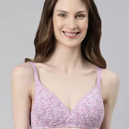 Enamor Floral Bra Medium Coverage Lightly Padded image 1