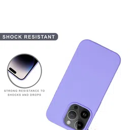 SPRIG Unisex Solid iPhone 15 Pro Liquid Silicone Bumper Case Mobile Accessories image 5