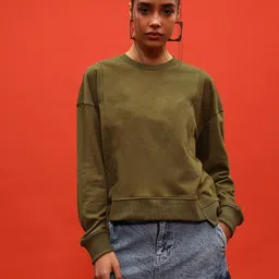 glitchez Effortless Drop-Shoulder Oversized Sweatshirt image 4