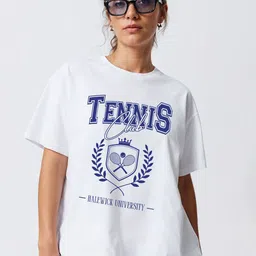 UniBlu Women Bio Finish Typography Printed Round Neck Cotton T-shirt-picture-33